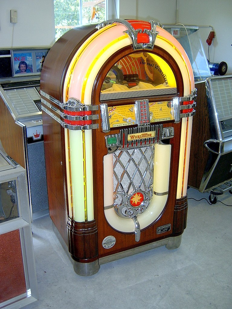 Wurlitzer OneMoreTime in der Großschönauer Jukeboxwerkstatt von Uwe Schmidt